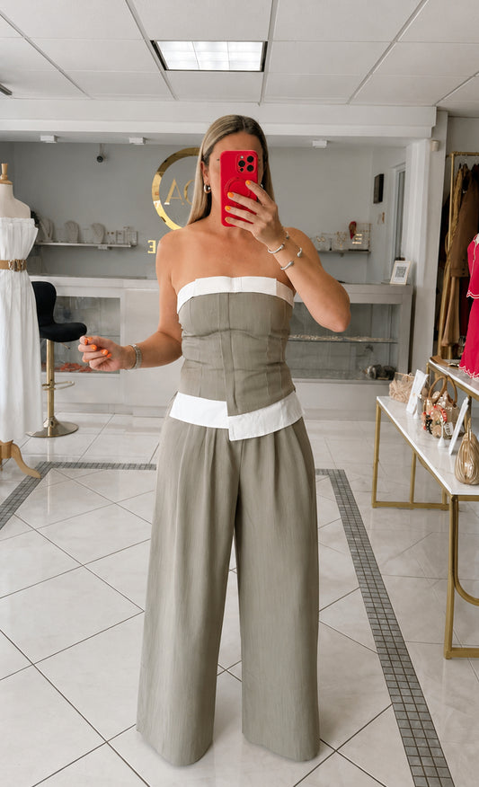 Olive Pant Set