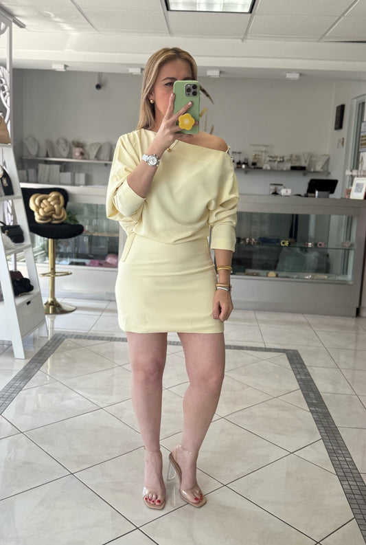 Aria long sleeve dress