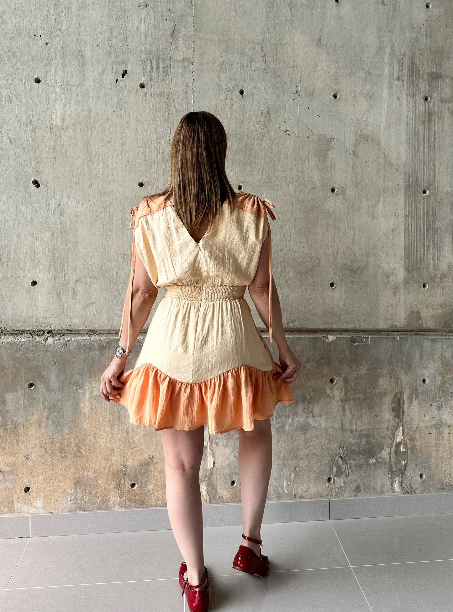 Apricot Dress