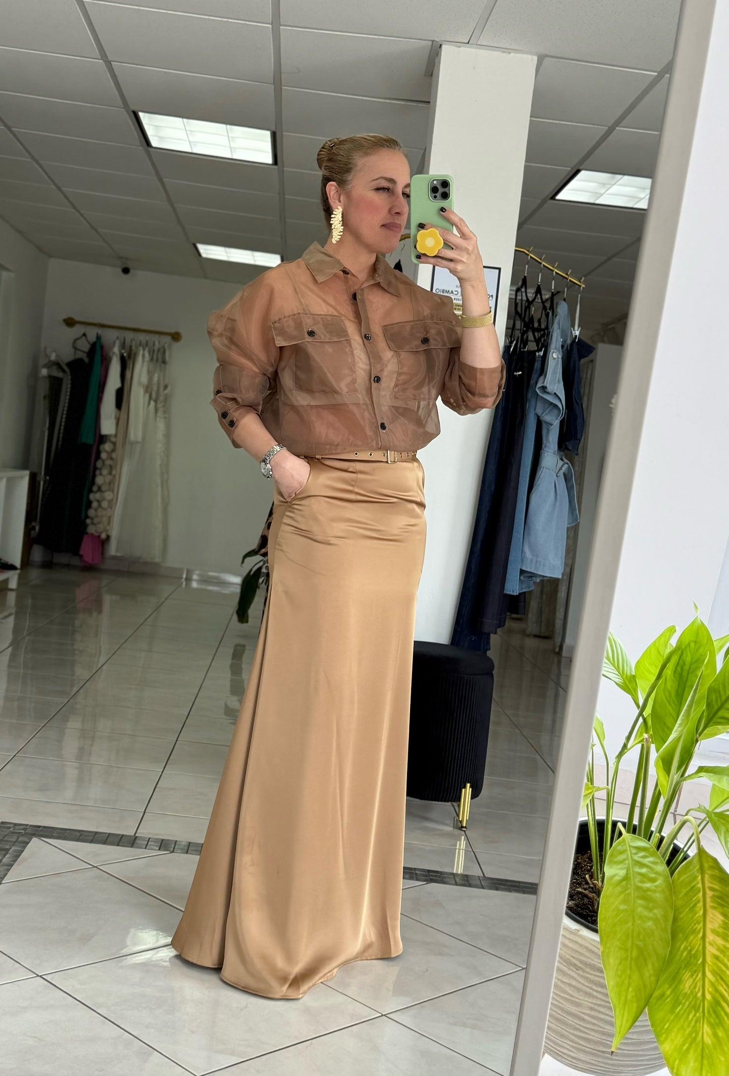 Leonor long skirt set