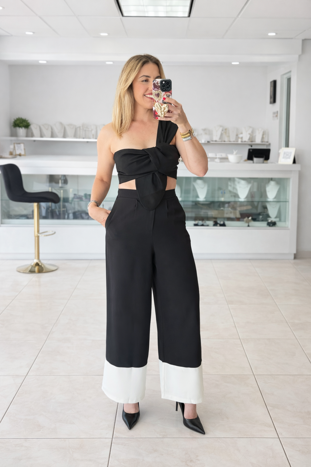 Color Block pant
