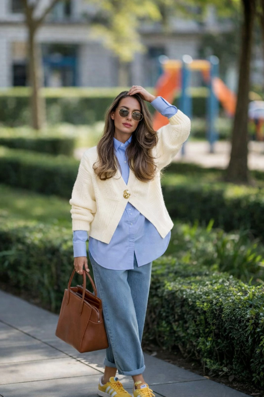 Golden touch cardigan