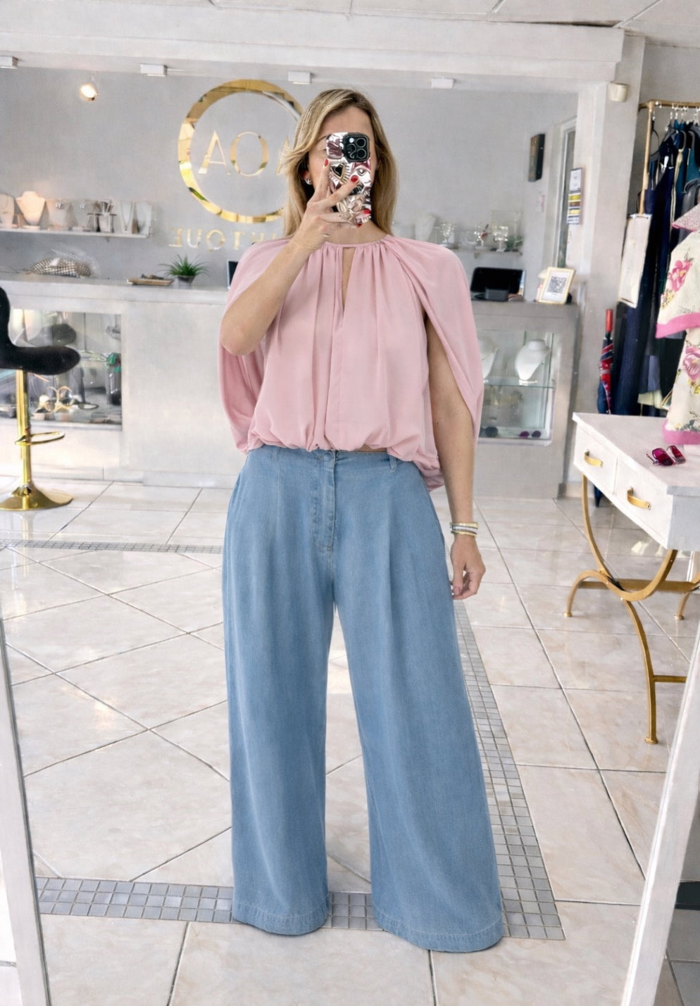 Statement cape top