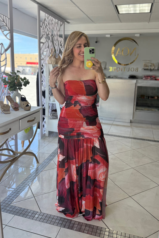 Floral Long Dress