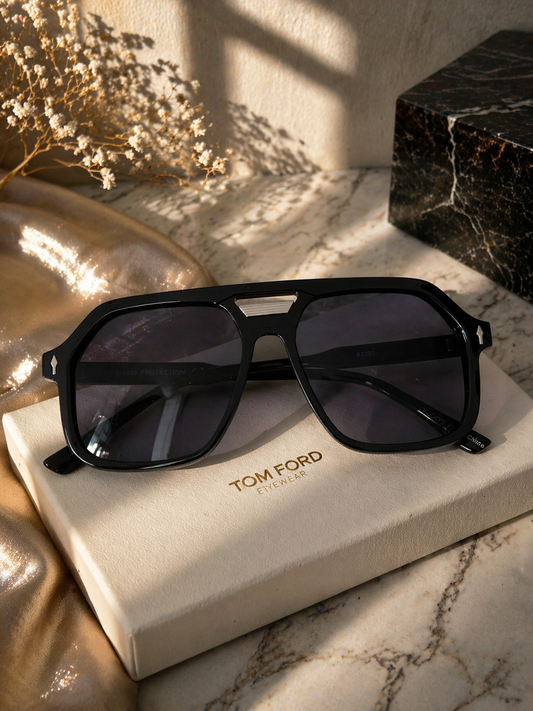 Aviator style sunglasses
