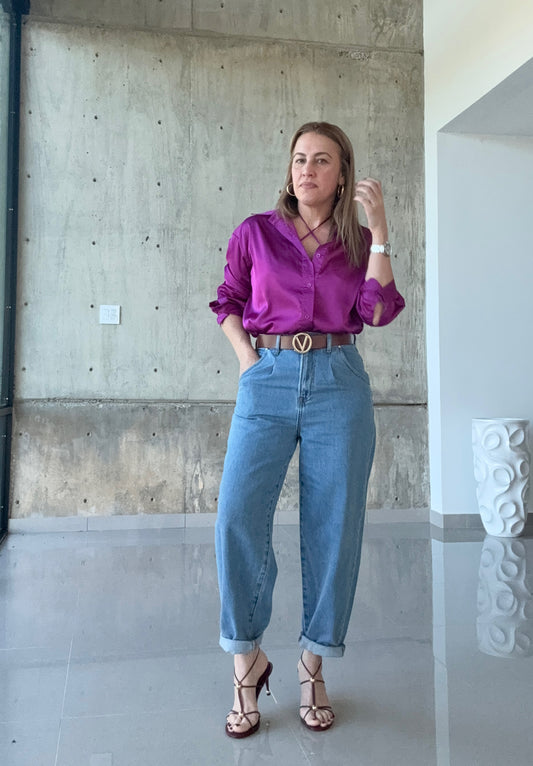 Slouchy jean