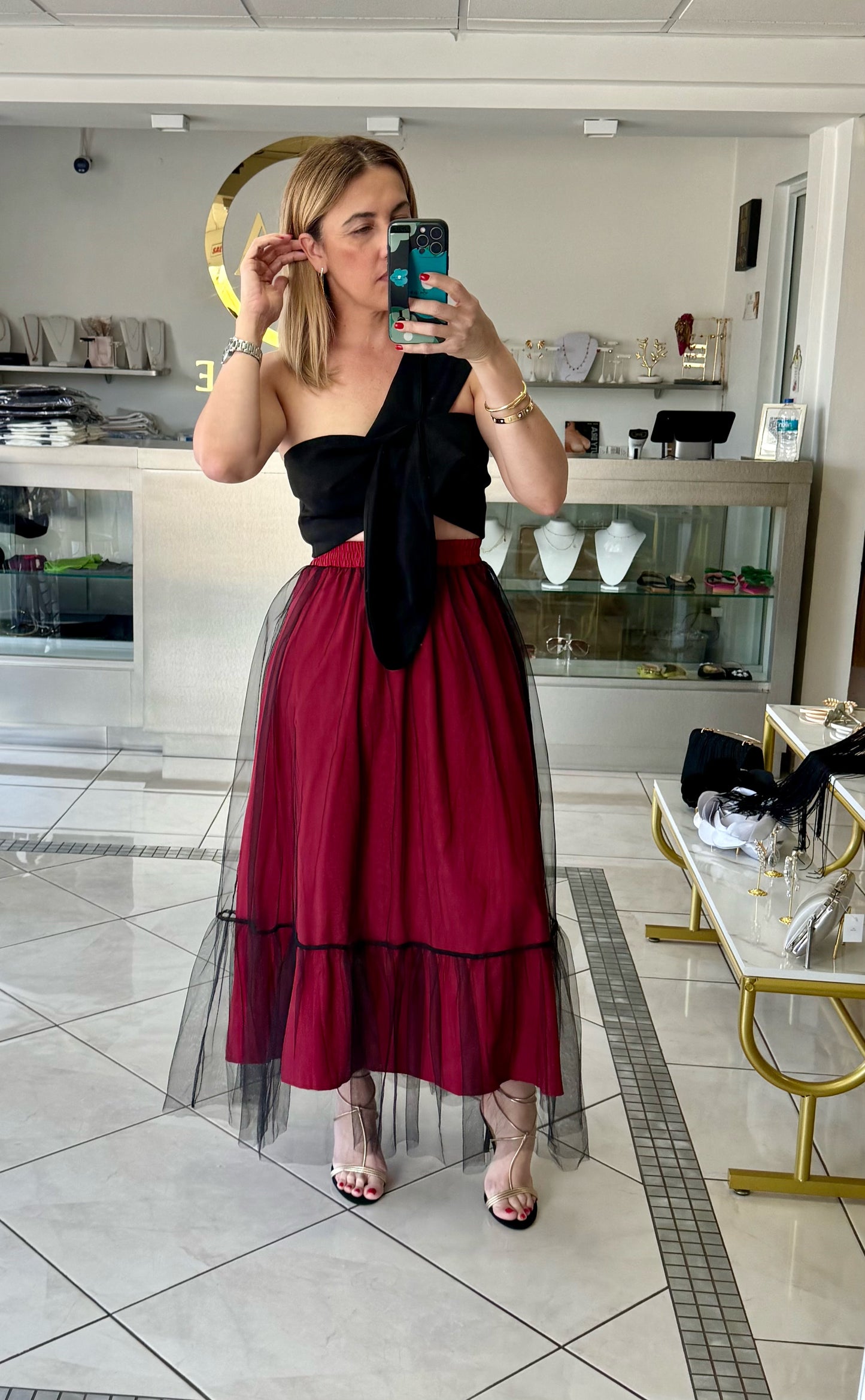 Burgundy Dream Skirt