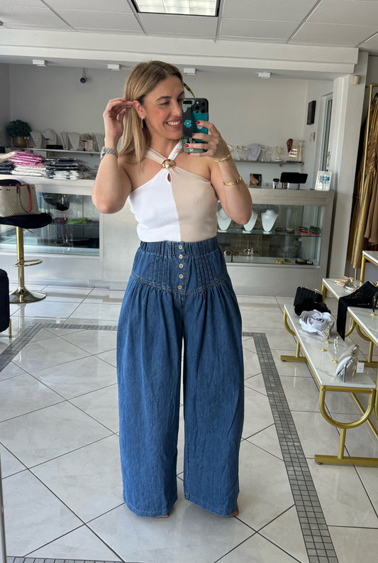 Neutral Muse Top