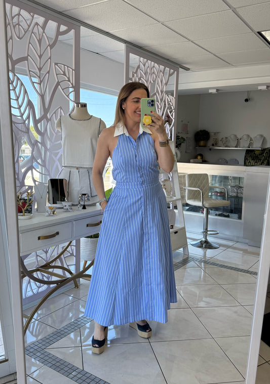 Sky stripe dress
