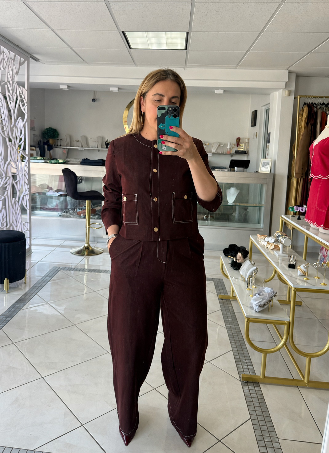 Burdeos Longsleeve Set
