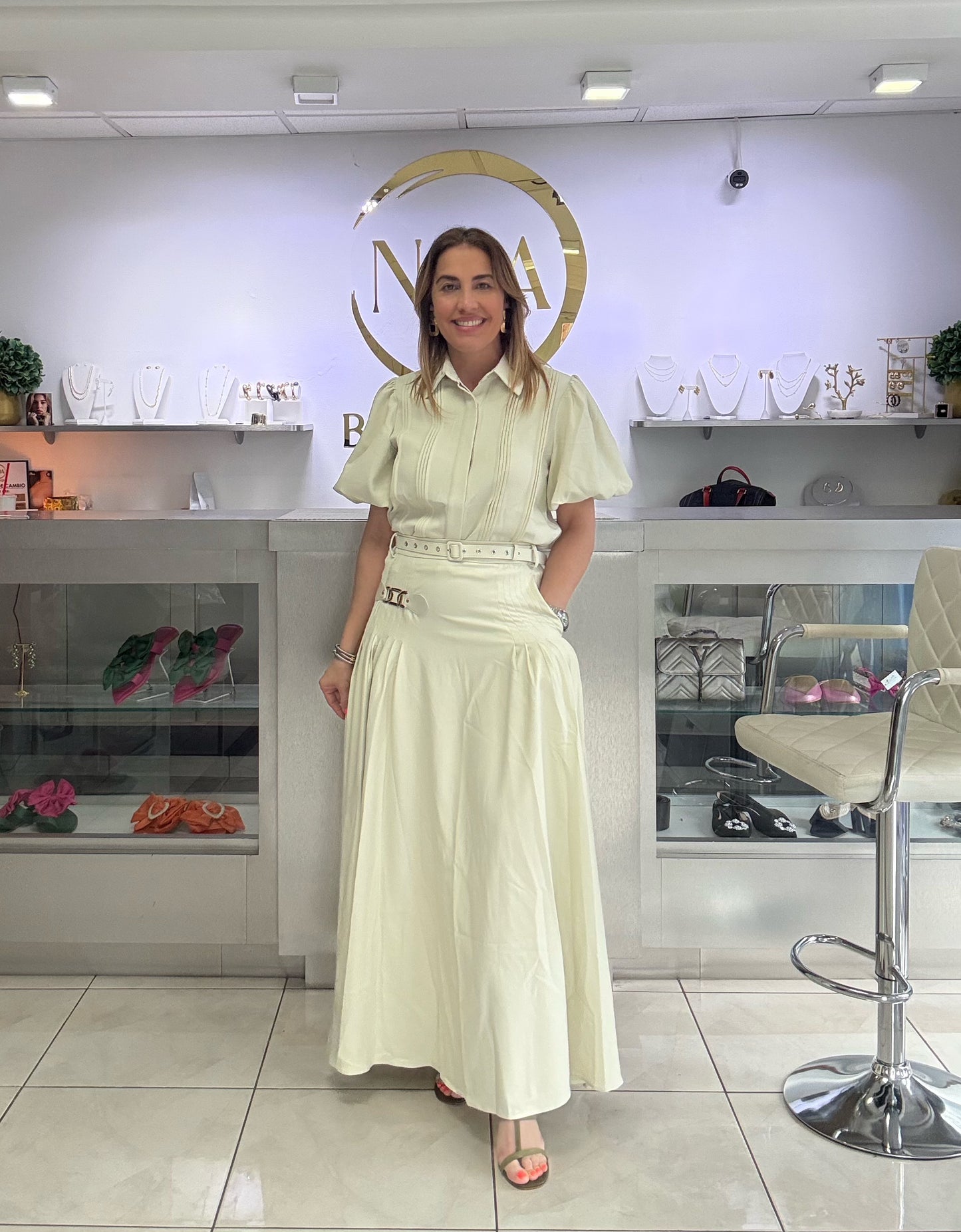 Leandra maxi skirt set