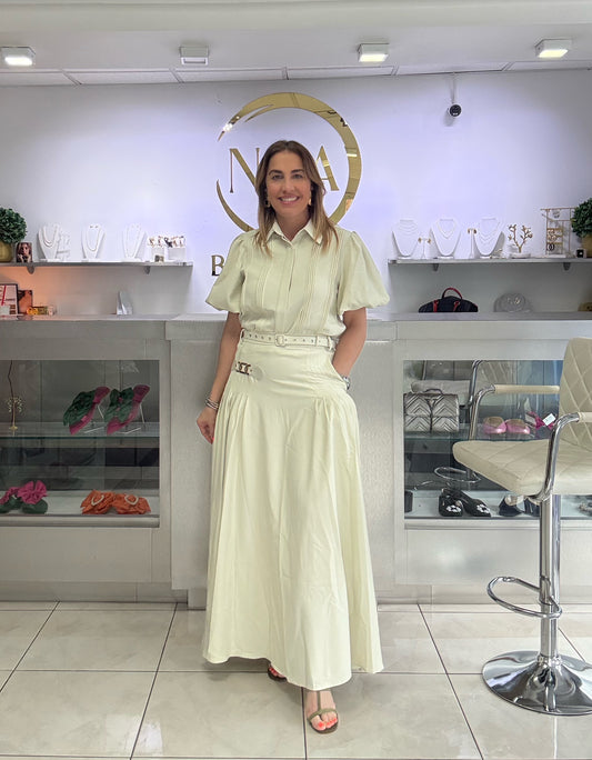 Leandra maxi skirt set