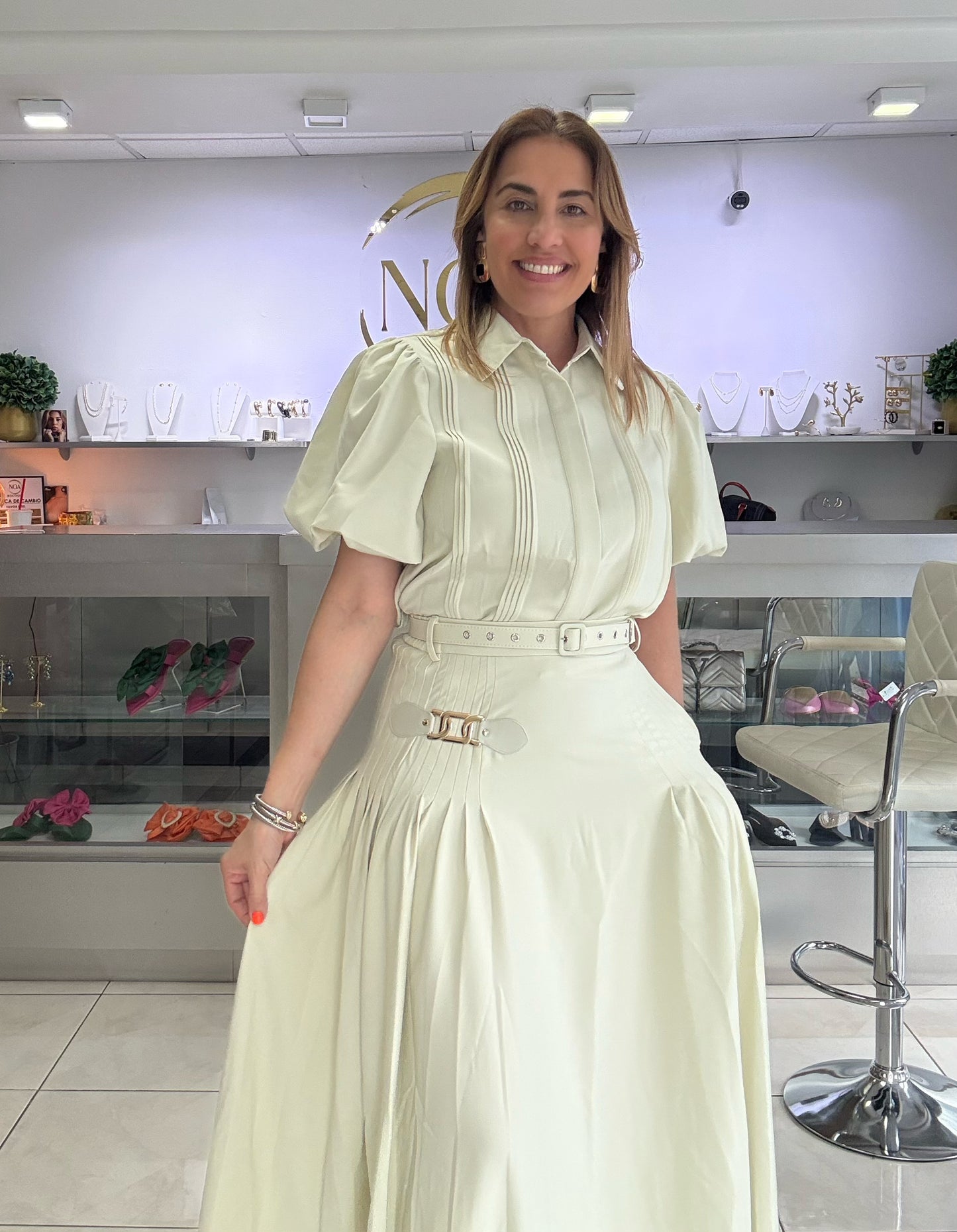 Leandra maxi skirt set