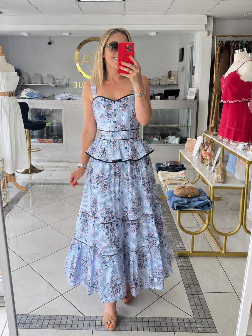 Blossom Peplum Dress