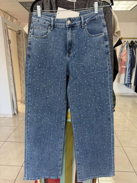 Rhinestone denim