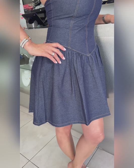 Chic Denim Mini dress